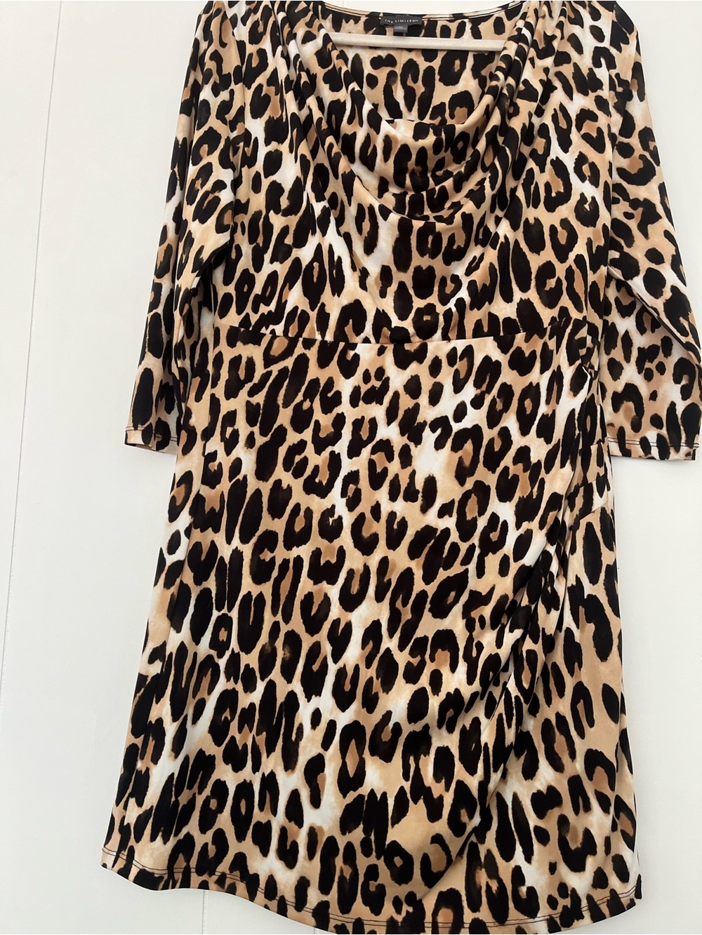 The Limited Animal Print Leopard Mini Dress Size Petite Large - Picture 4 of 16